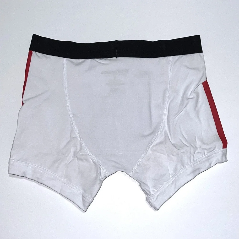 Contenders Mens Boxer Briefs Small White Red Side Stripe Clay Featherweight NEW - Picture 6 of 10